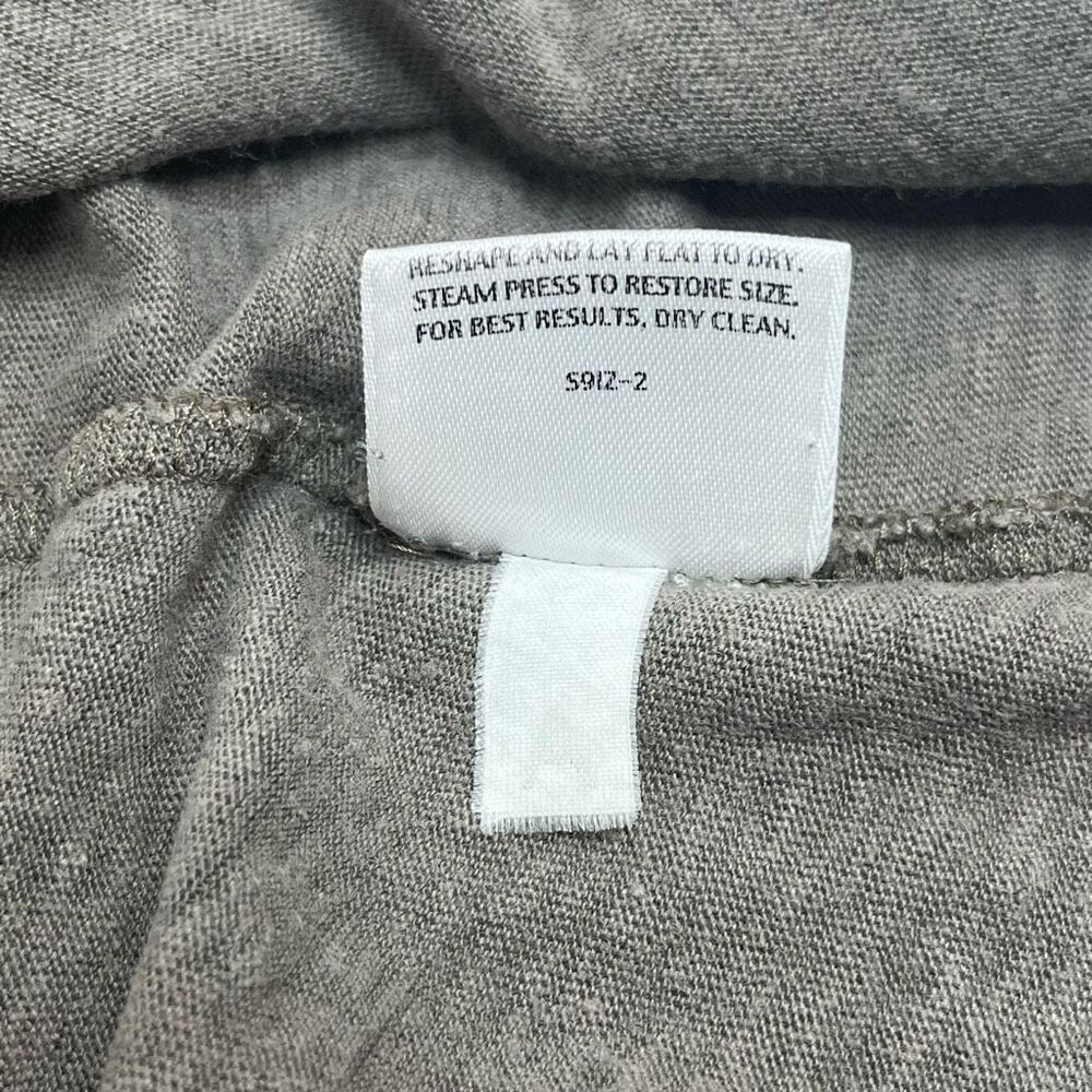 Eileen Fisher Womens 100% Linen V-Neck Knit Tank Top Gray Size Petite Medium - Picture 6 of 16